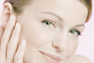 Face leather after laser rejuvenation